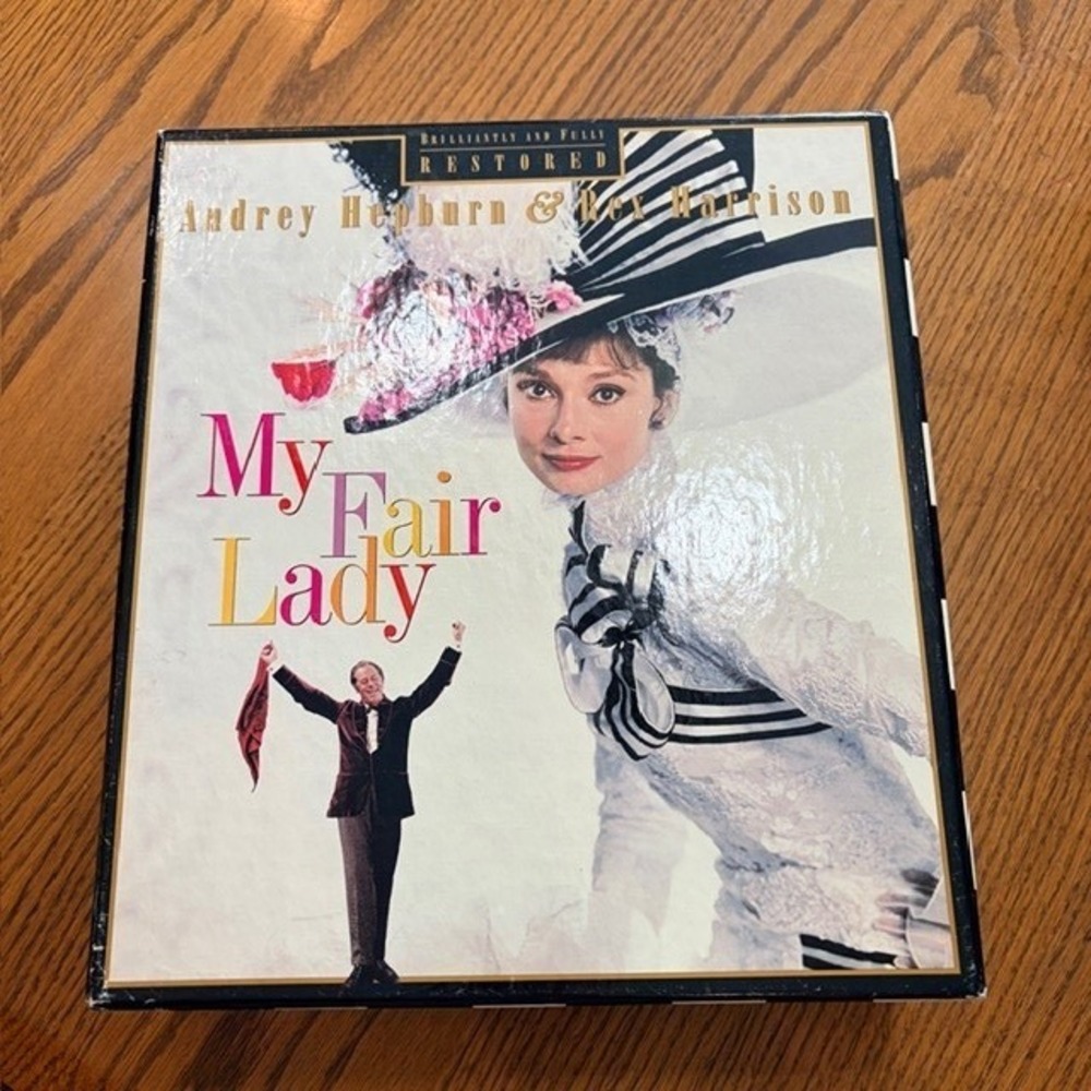 My Fair Lady 30th Anniversary Collectors Letterbox Edition VHS Audrey Hepburn